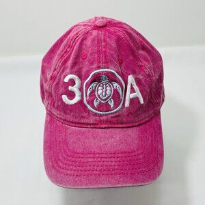 Esy Baseball Hat 3OA Sea Turtle Aquarium Cap Trucker One Size Pink Logo Tie Dyed